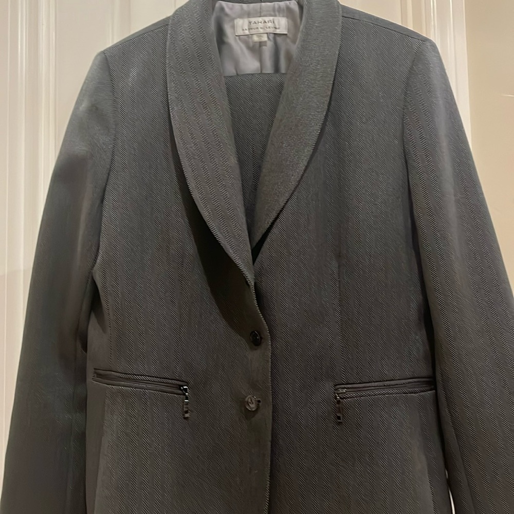 Tahari business suit.